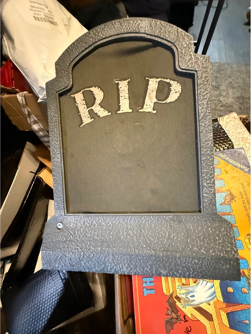 Halloween RIP Tombstone Decoration with Sound